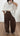 Pantalon Ivy - Choco à carreaux