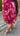 Robe Inès - Bordeaux & Rose