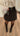 Jupe-short chocolat - Ysis (ceinture incluse)
