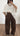 Pantalon Ivy - Choco à carreaux