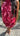 Robe Inès - Bordeaux & Rose