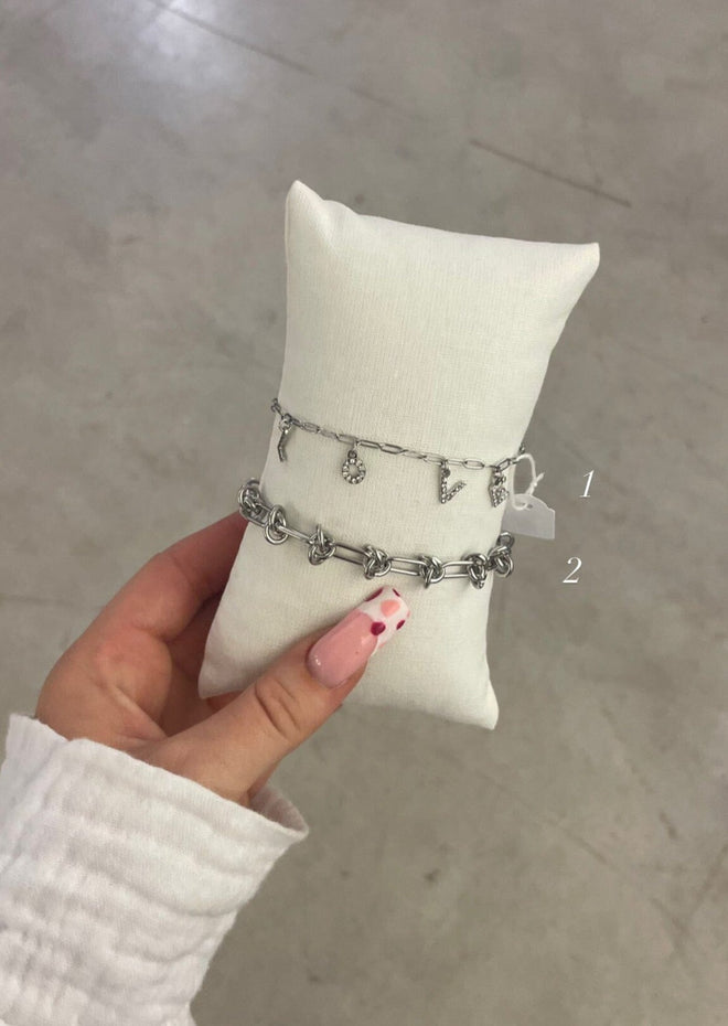 Bracelets #3 (argentés)