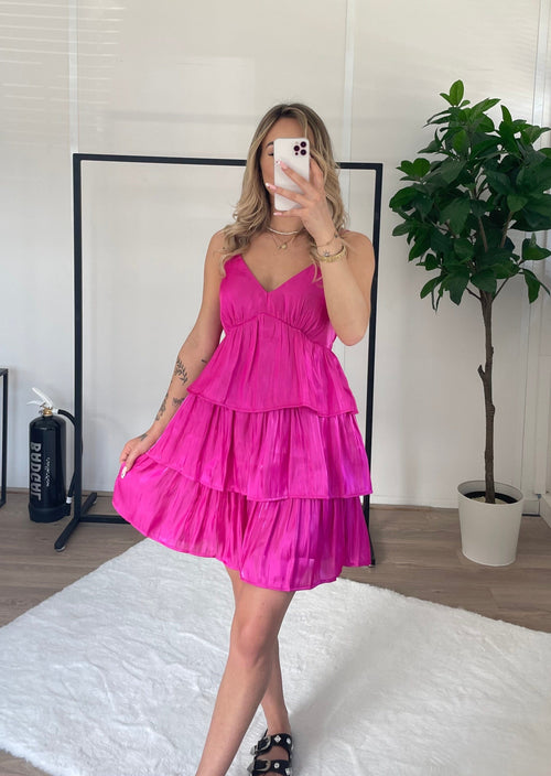 Robe Alison rose (création)