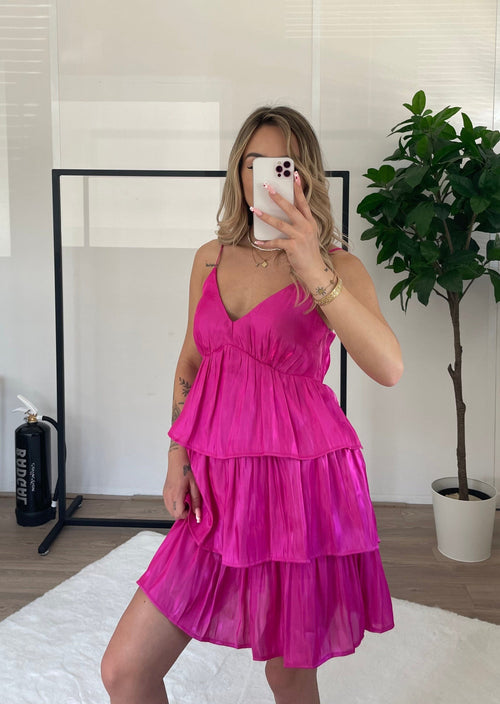 Robe Alison rose (création)