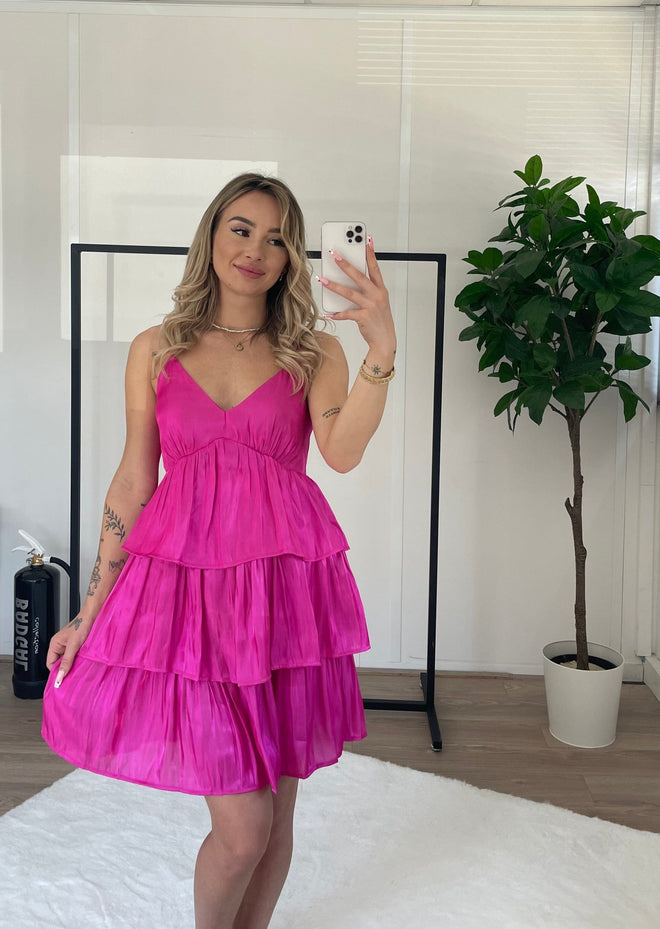 Robe Alison rose (création)