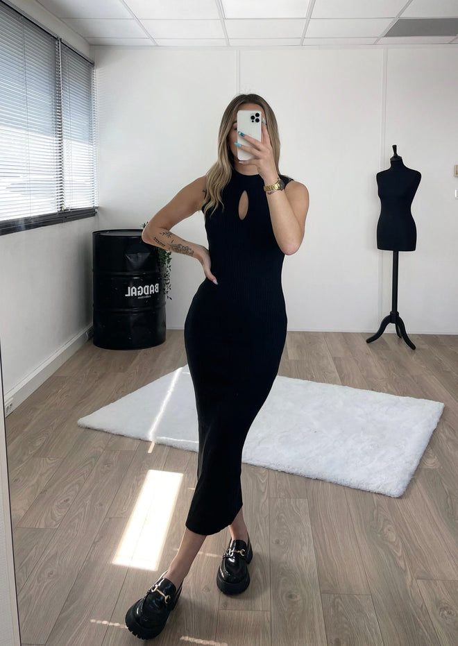 Robe pull Gloria noire