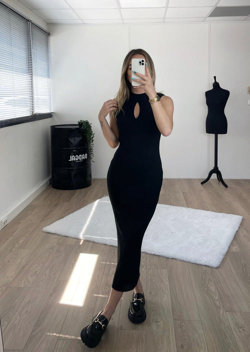 Robe pull Gloria noire