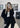 Veste tailleur noire (création)