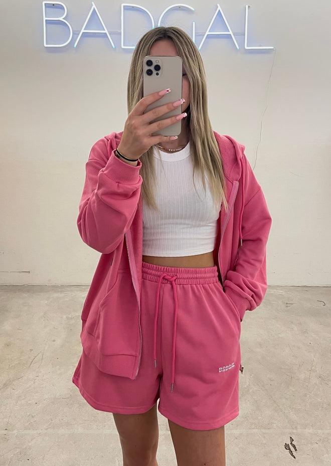 Gilet Badgal rose