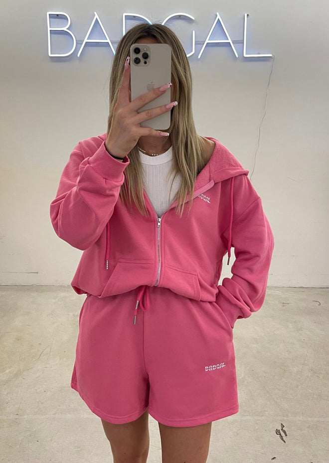 Gilet Badgal rose