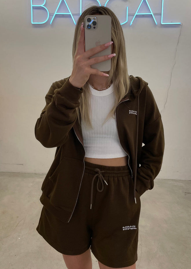 Gilet Badgal marron
