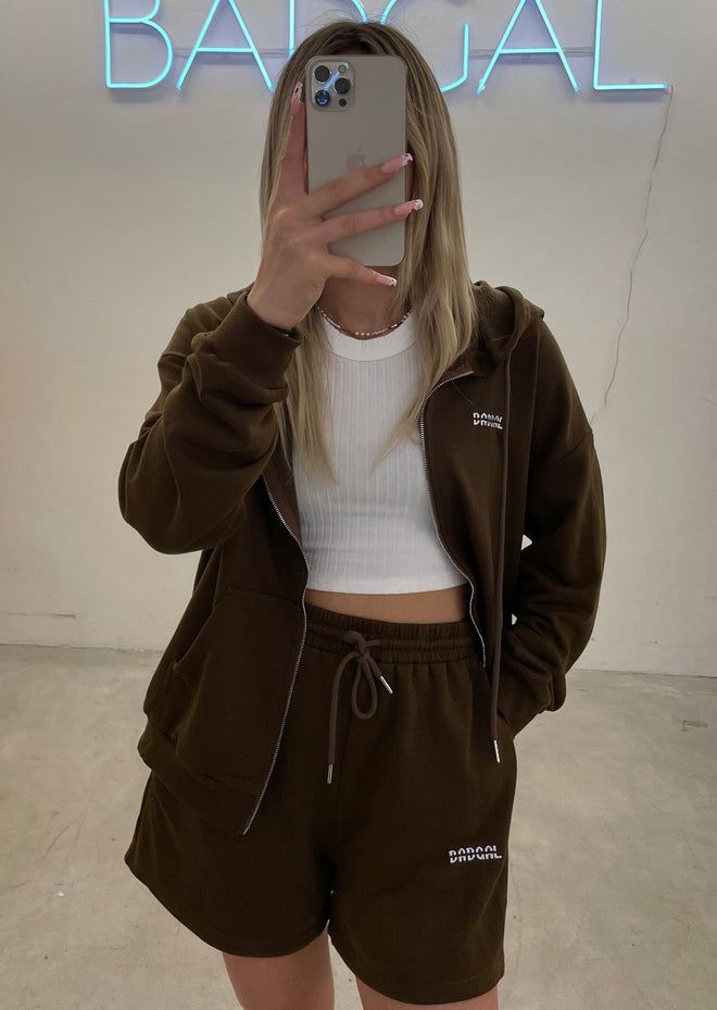Short Badgal marron