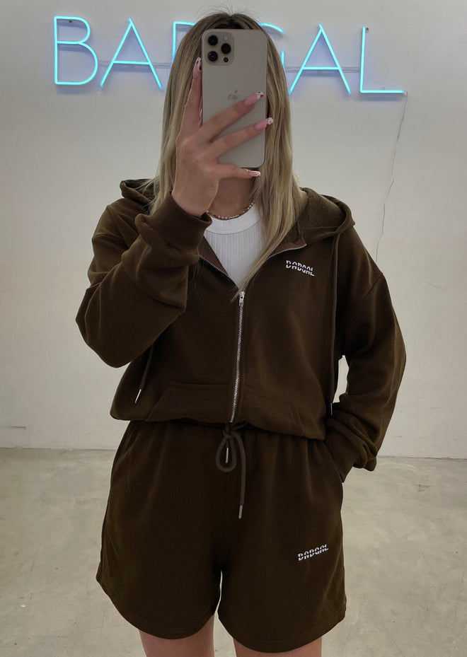 Gilet Badgal marron
