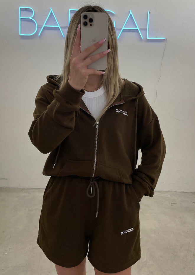 Short Badgal marron
