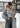 Gilet long gris