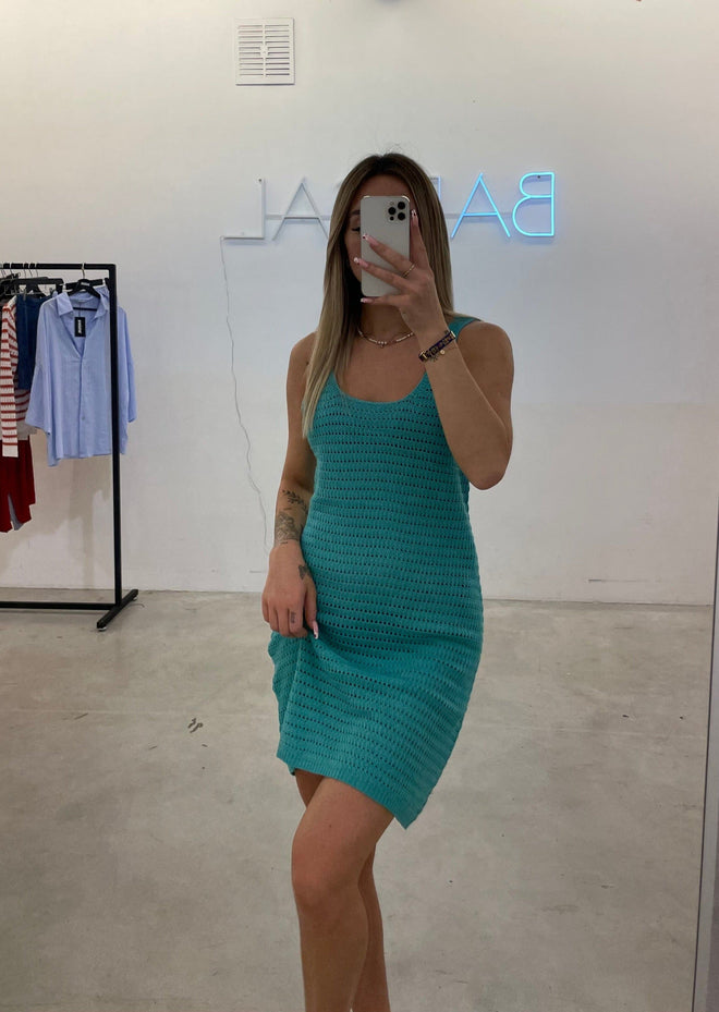 Robe plage turquoise