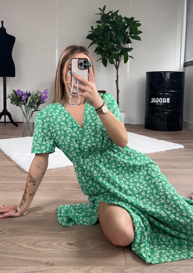 Robe Pauline verte (trou)