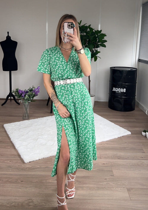 Robe Pauline verte (trou)