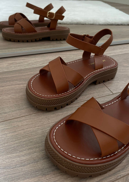Sandales Kora camel