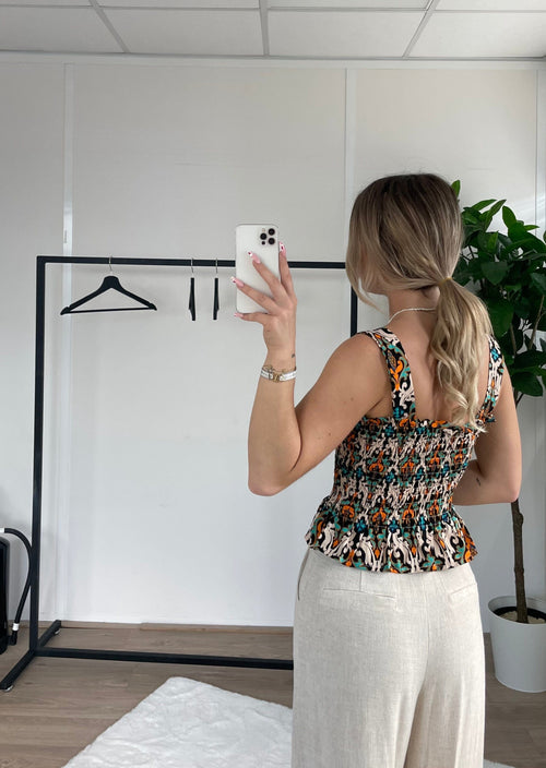 Crop top Kira beige