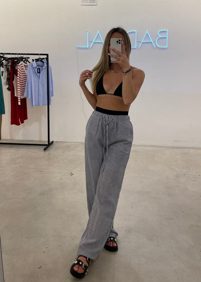 Pantalon rayures (création)