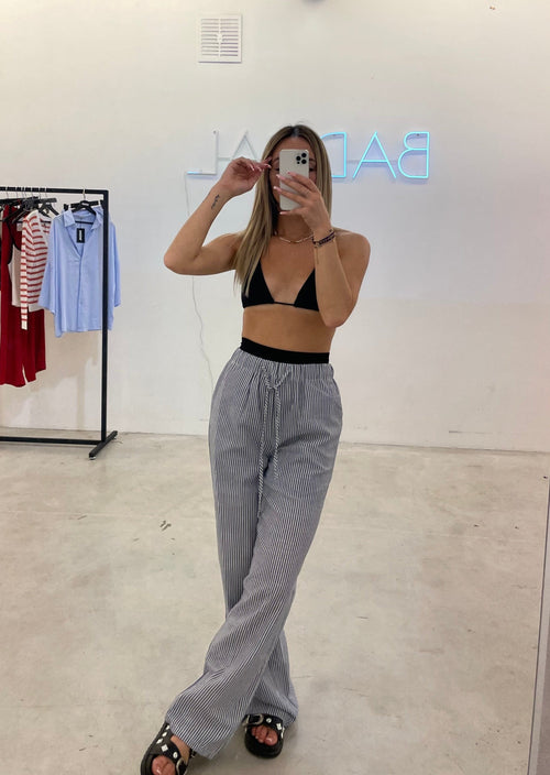 Pantalon rayures (création)