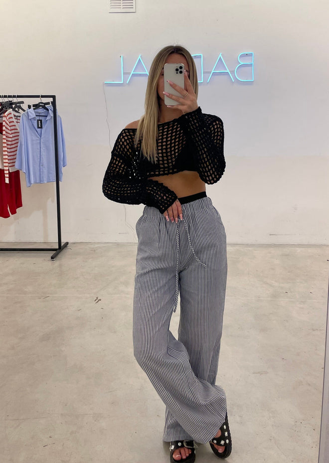 Pantalon rayures (création)