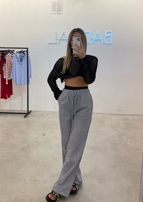 Pantalon rayures (création)
