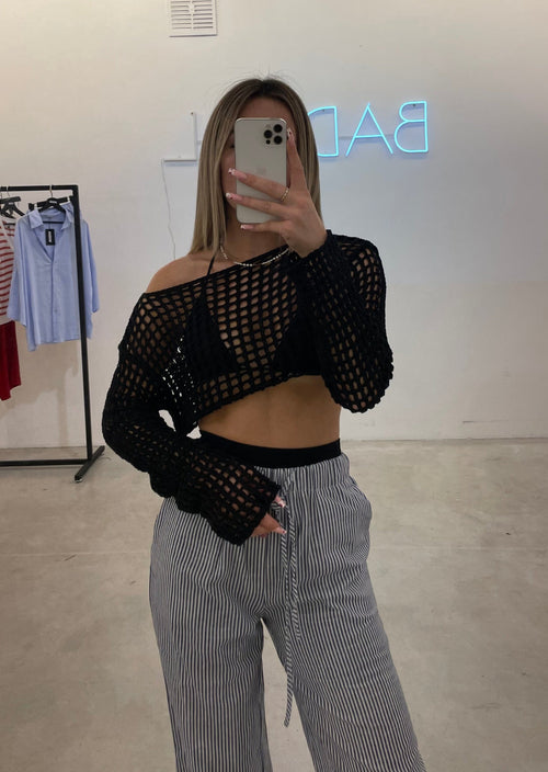 Pantalon rayures (création)