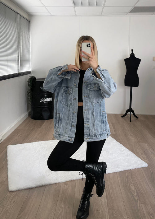 Veste en jean oversize