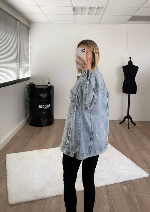 Veste en jean oversize