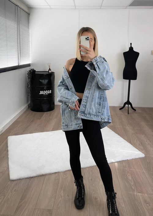 Veste en jean oversize