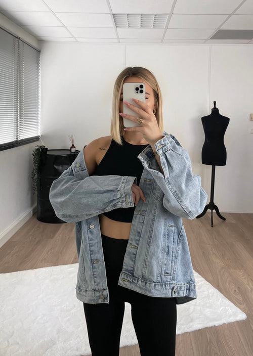 Veste en jean oversize