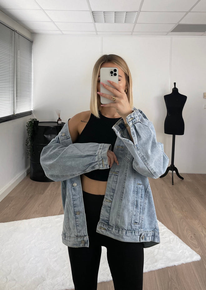 Veste en jean oversize