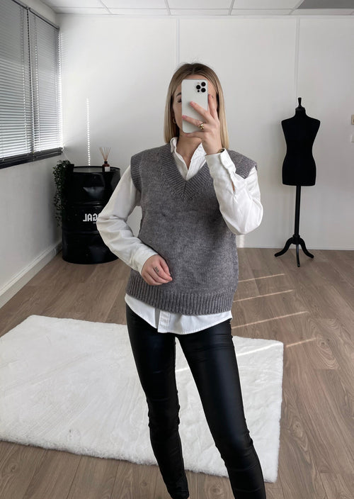 Pull Tania gris