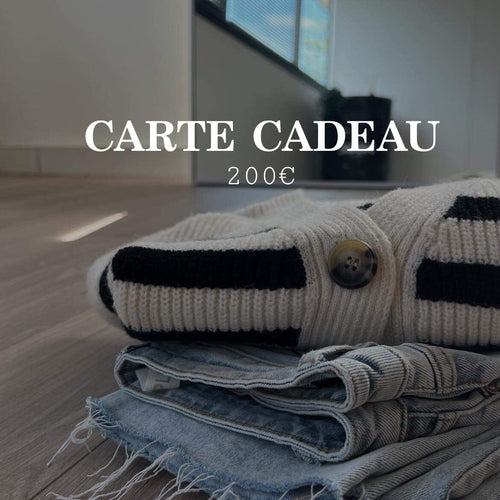 CARTE CADEAU 200€